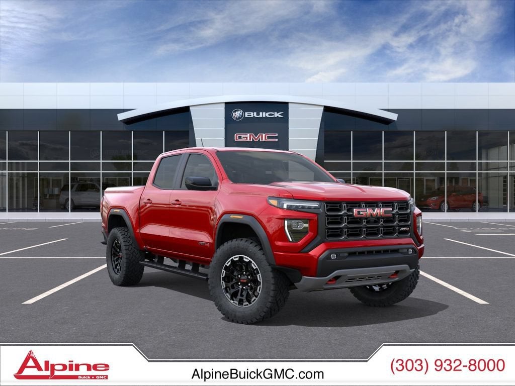 Volcanic Red Tintcoat 2026 GMC Canyon Pickup Truck Four-Wheel Drive Automatic
