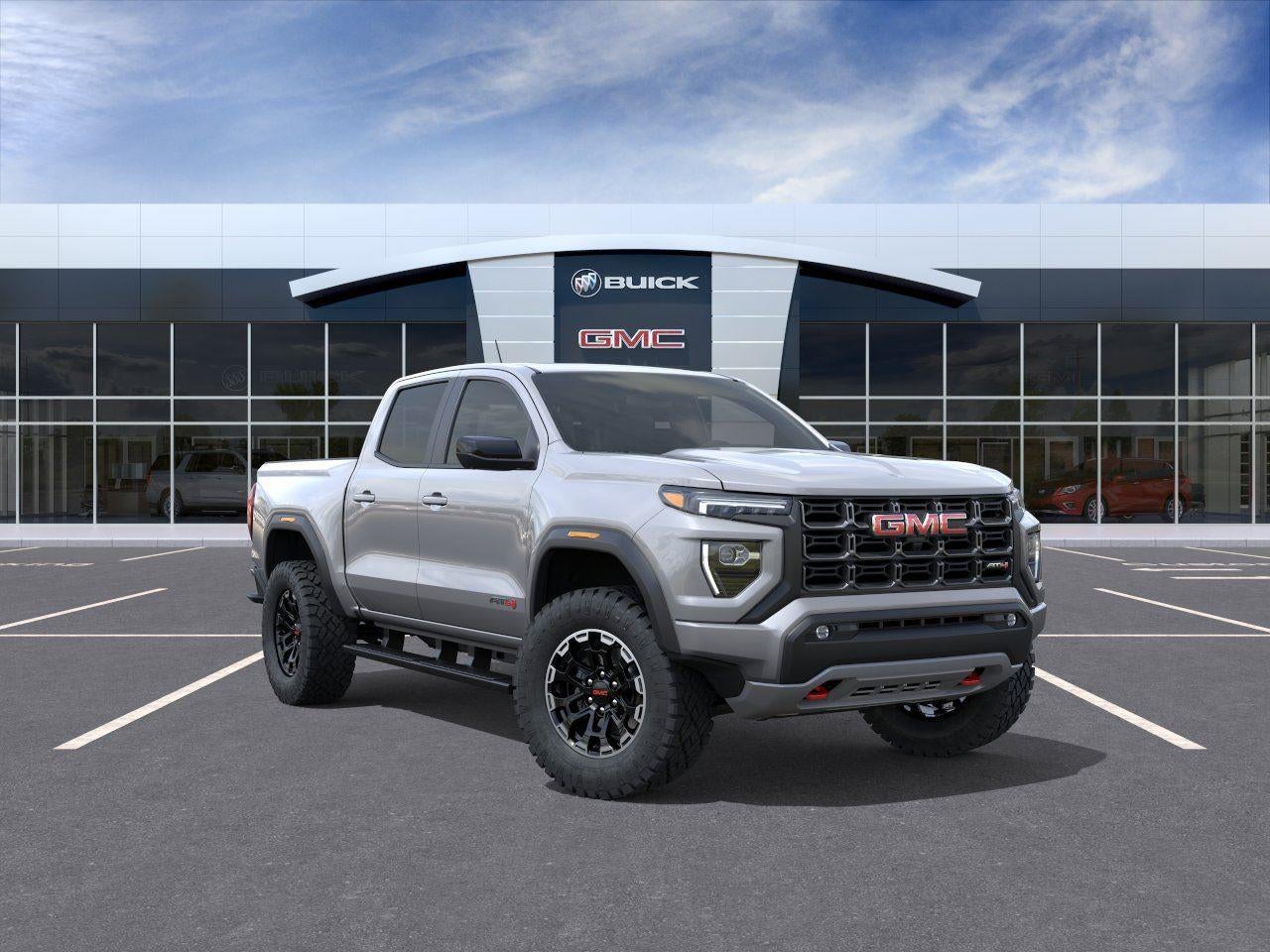 Gray 2026 GMC Canyon Pickup Truck Four-Wheel Drive Automatic
