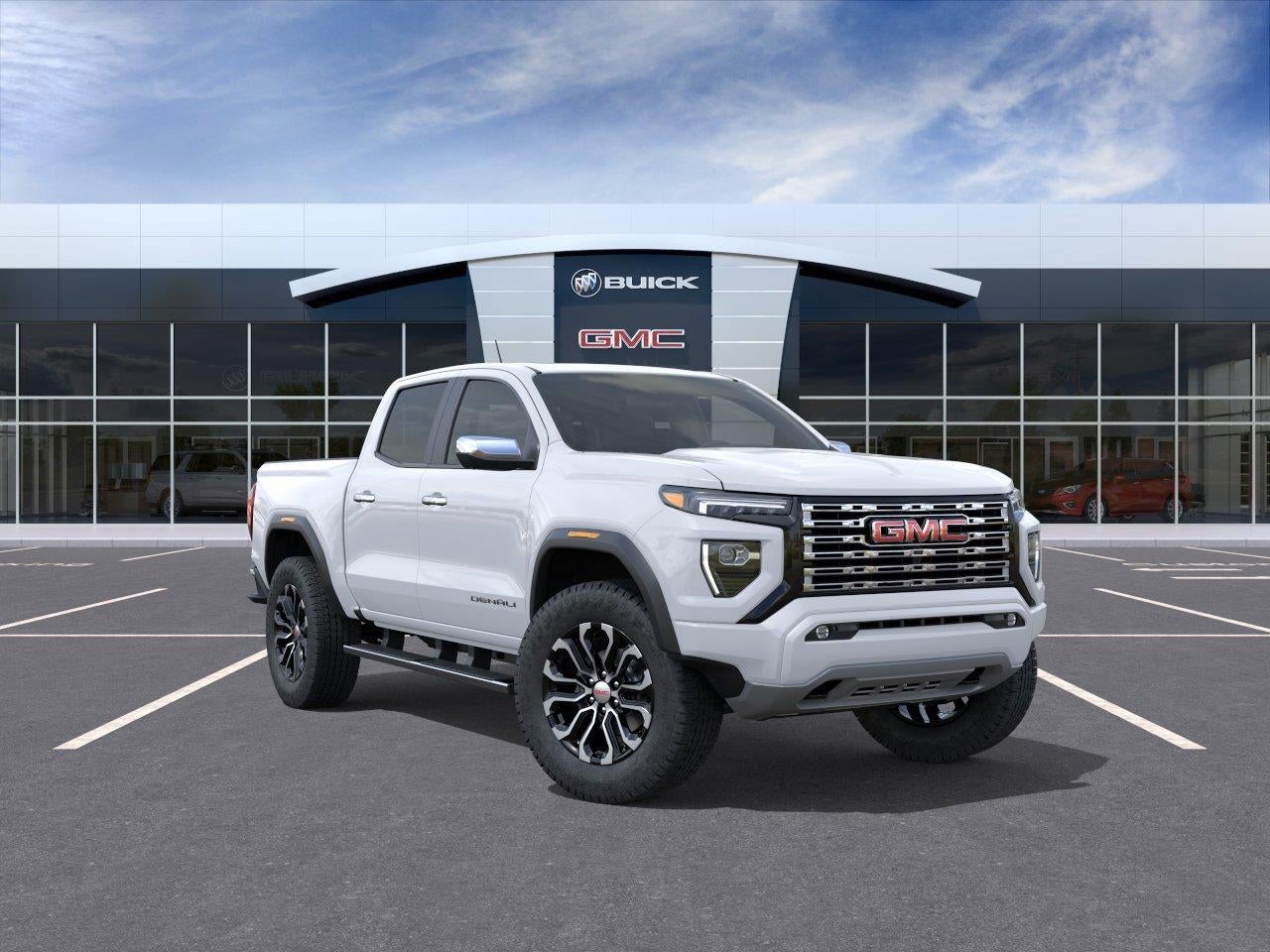 White 2026 GMC Canyon Pickup Truck Four-Wheel Drive Automatic