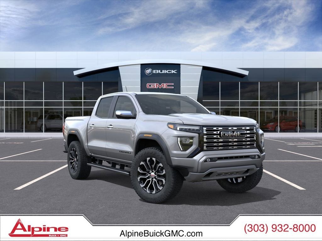 Sterling Metallic 2026 GMC Canyon Denali Crew Cab 4WD Pickup Truck Four-Wheel Drive Automatic