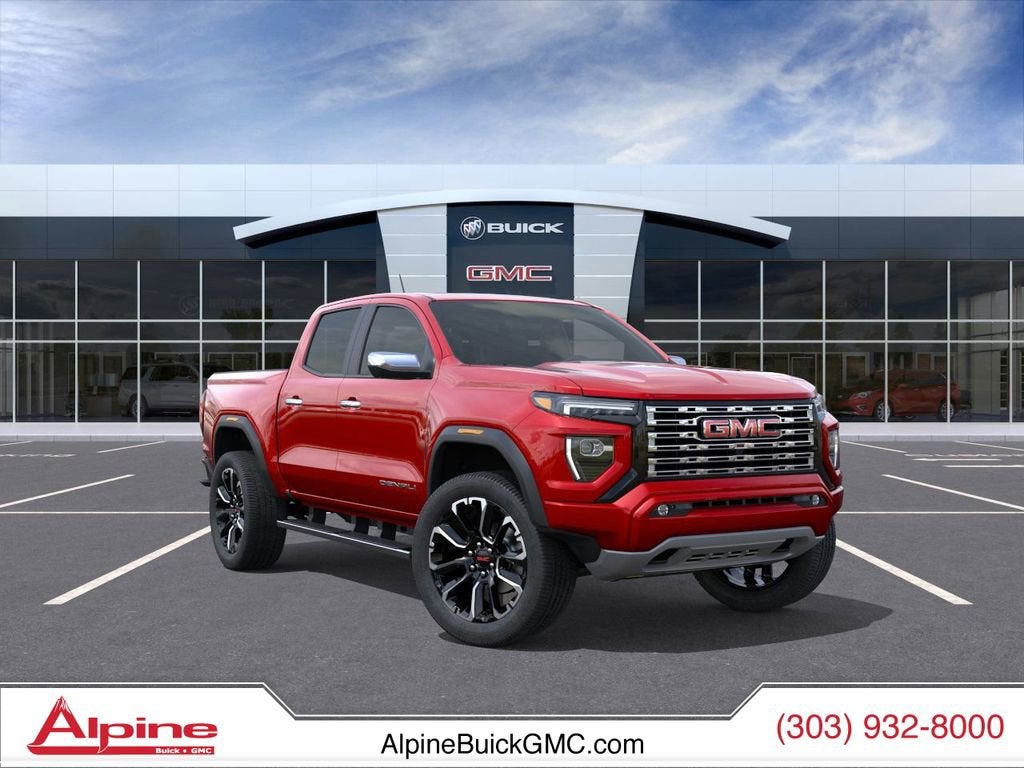 Volcanic Red Tintcoat 2026 GMC Canyon Pickup Truck Four-Wheel Drive Automatic