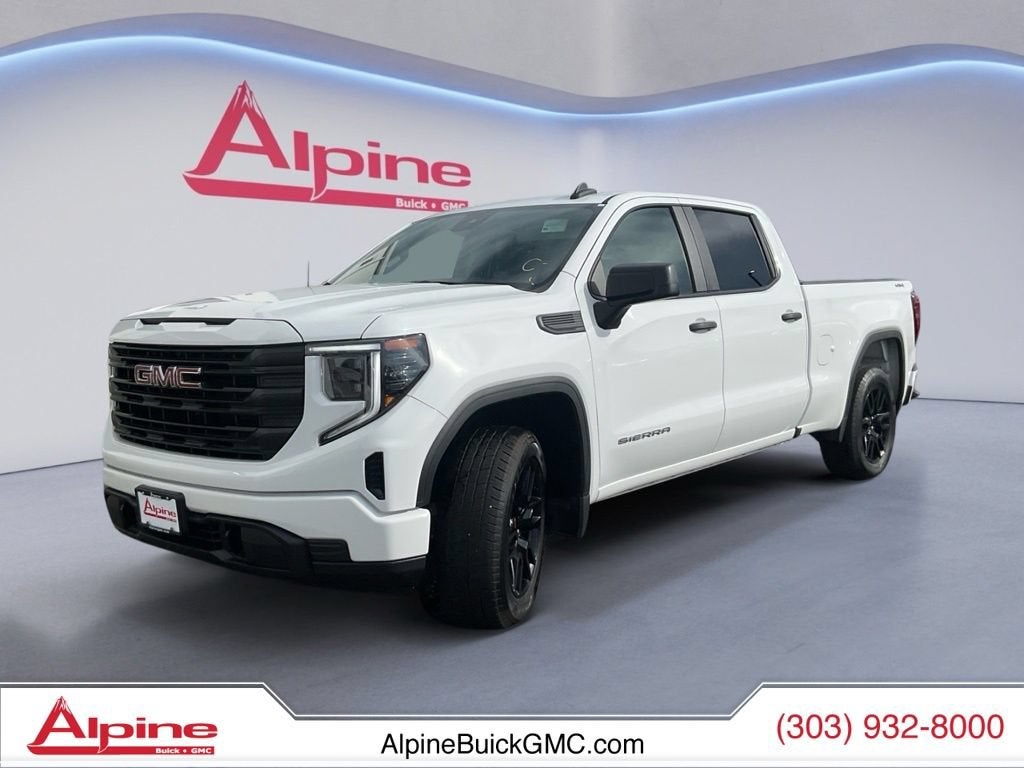 Summit White 2024 GMC Sierra 1500 Pickup Truck Four-Wheel Drive Automatic