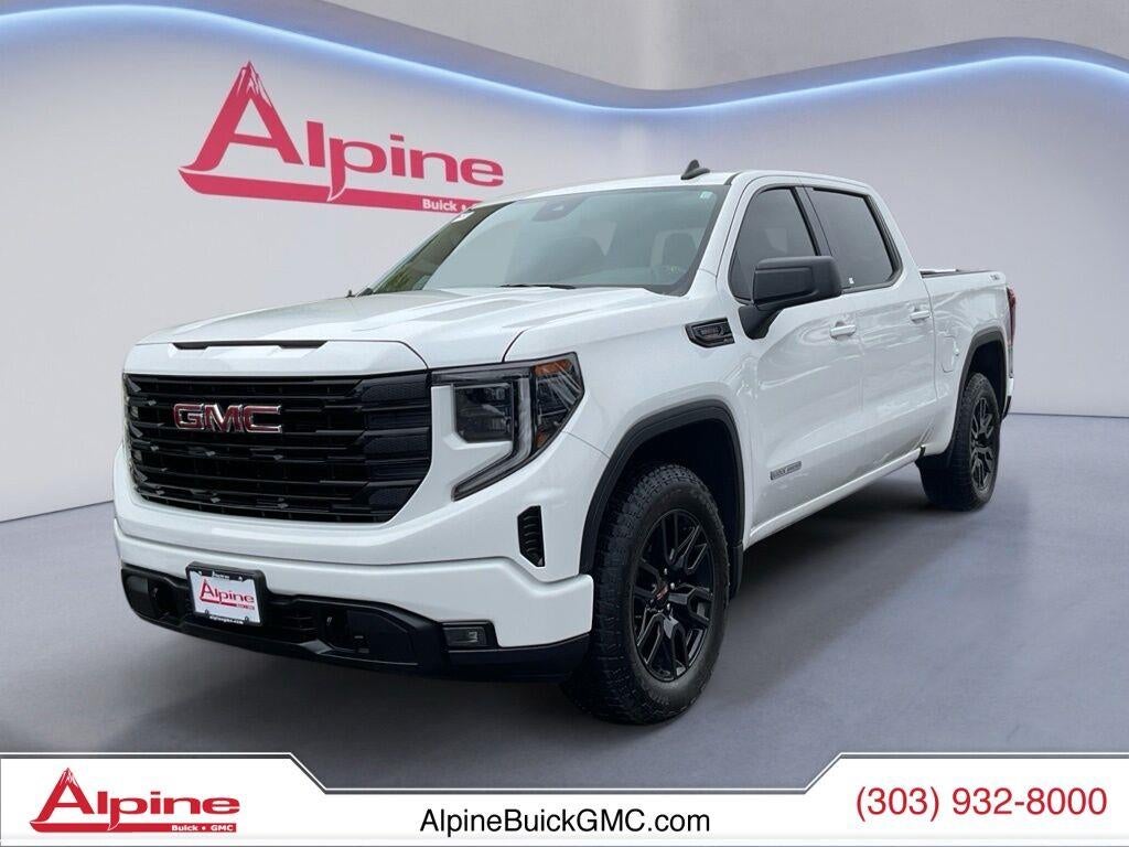 Summit White 2025 GMC Sierra 1500 Pickup Truck Four-Wheel Drive Automatic