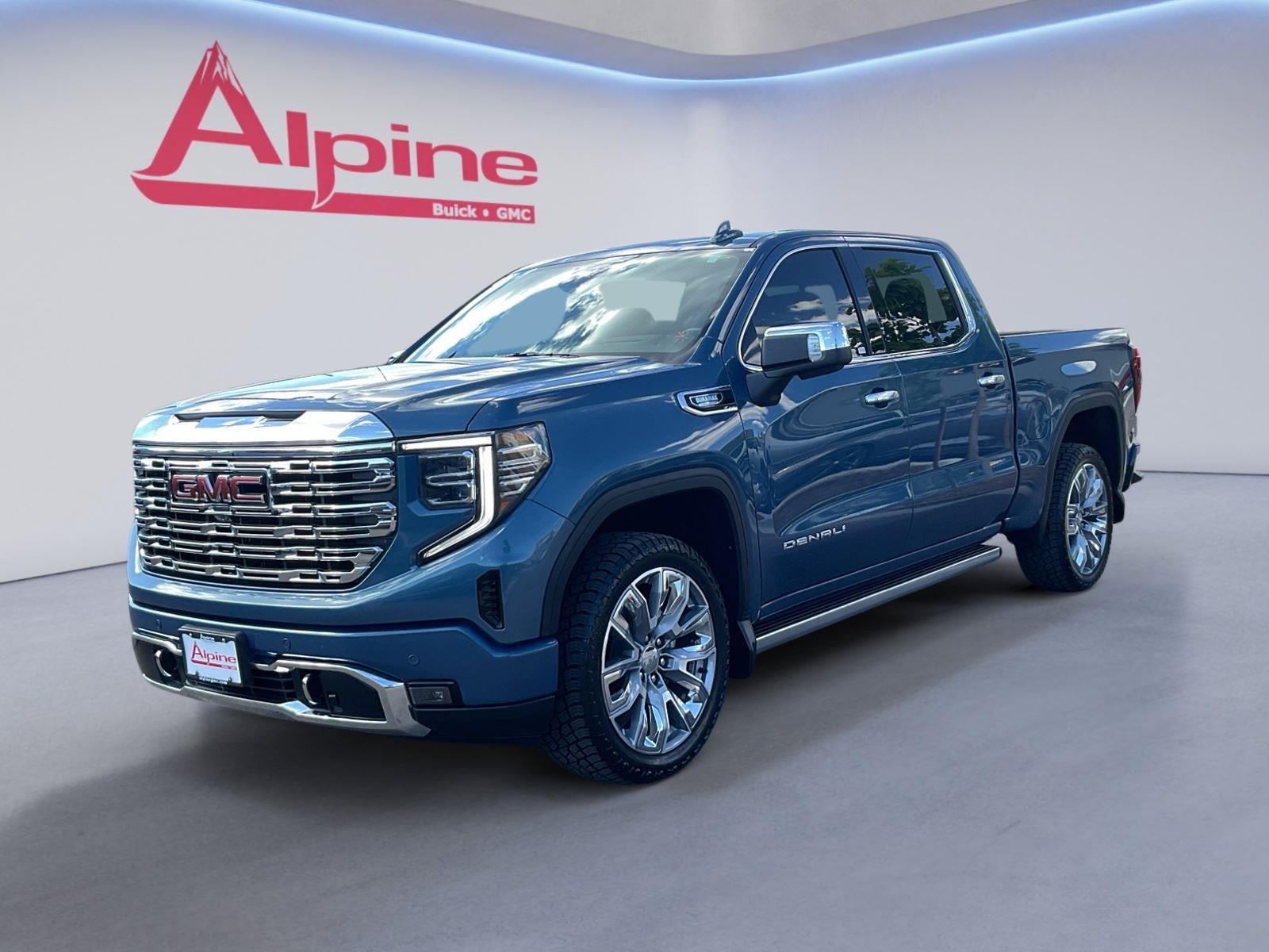 Downpour Metallic 2024 GMC Sierra 1500 Pickup Truck Four-Wheel Drive Automatic