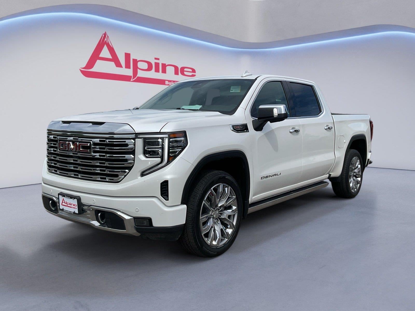 White Frost Tricoat 2023 GMC Sierra 1500 Pickup Truck Four-Wheel Drive Automatic