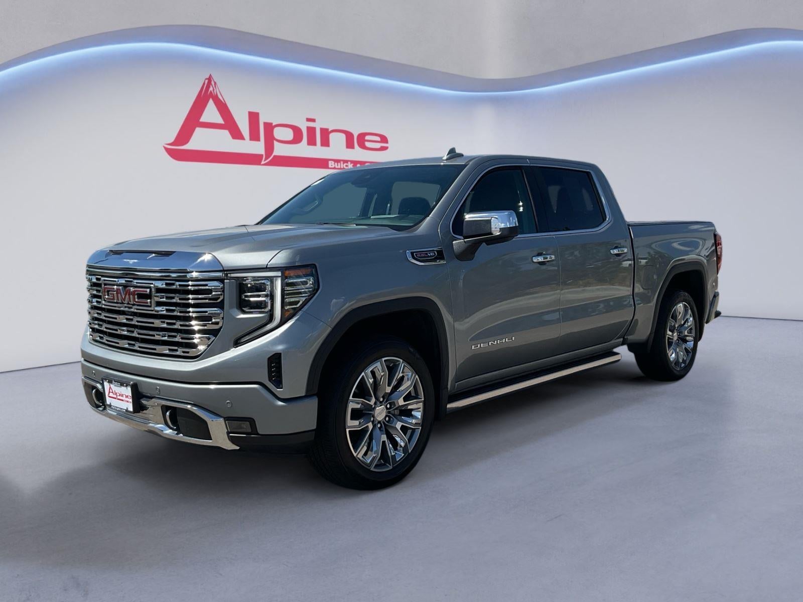 Gray 2024 GMC Sierra 1500 Pickup Truck Four-Wheel Drive Automatic
