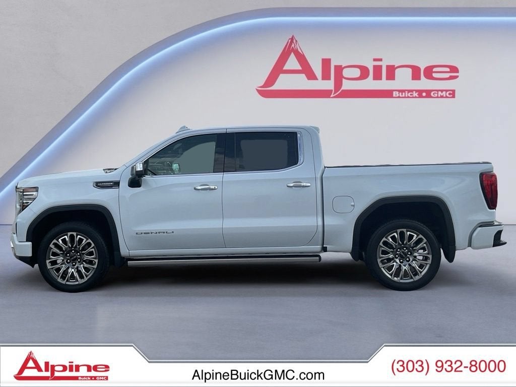 Glacier White Tricoat 2026 GMC Sierra 1500 Pickup Truck Four-Wheel Drive Automatic