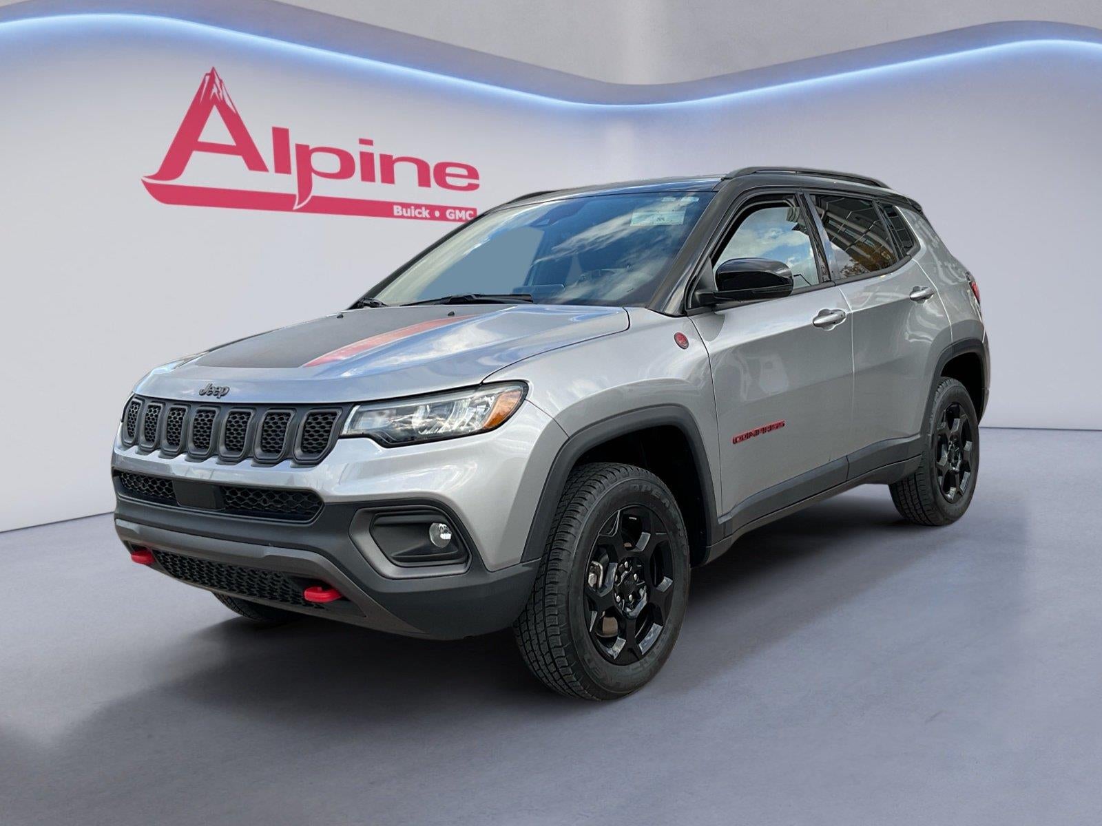 Silver 2023 Jeep Compass SUV / Crossover Four-Wheel Drive Automatic