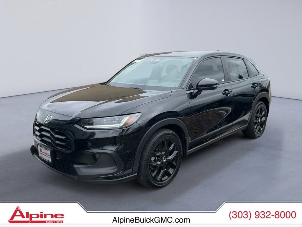Black 2024 Honda HR-V SUV / Crossover All-Wheel Drive Continuously Variable Transmission