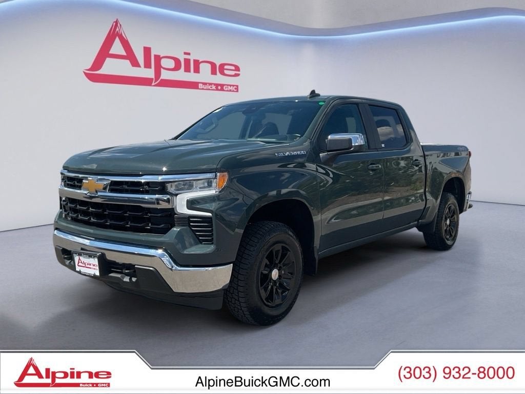 Cypress Gray 2025 Chevrolet Silverado 1500 Pickup Truck Four-Wheel Drive Automatic