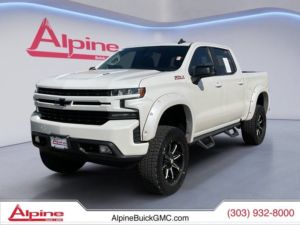 White (Iridescent Pearl Tricoat) 2020 Chevrolet Silverado 1500 Pickup Truck Four-Wheel Drive Automatic