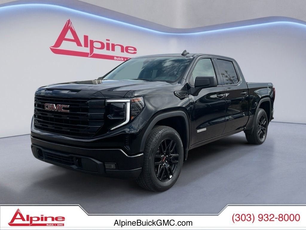 Onyx Black 2024 GMC Sierra 1500 Pickup Truck Four-Wheel Drive Automatic