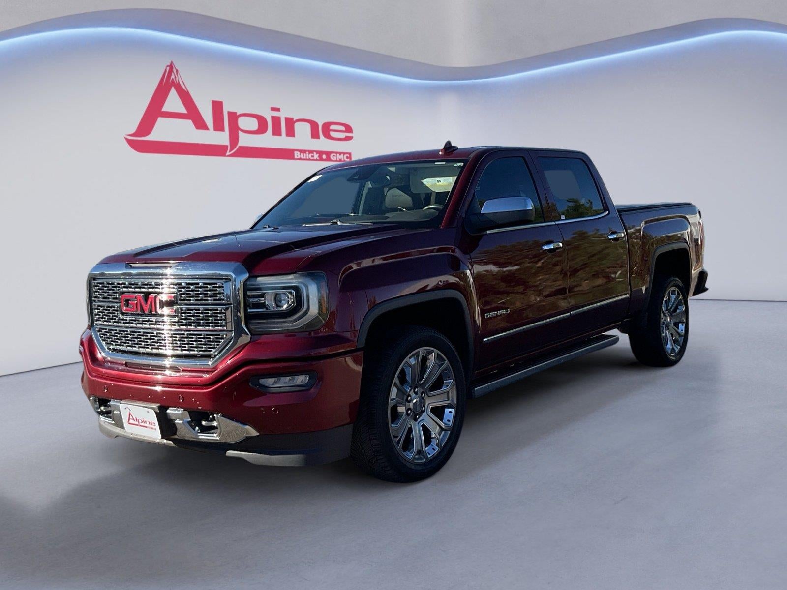 Red 2017 GMC Sierra 1500 Pickup Truck Four-Wheel Drive Automatic