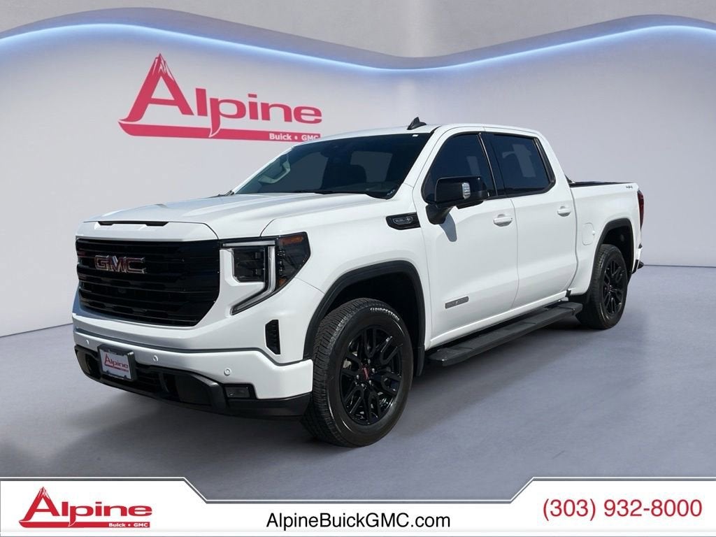 Summit White 2025 GMC Sierra 1500 Pickup Truck Four-Wheel Drive Automatic