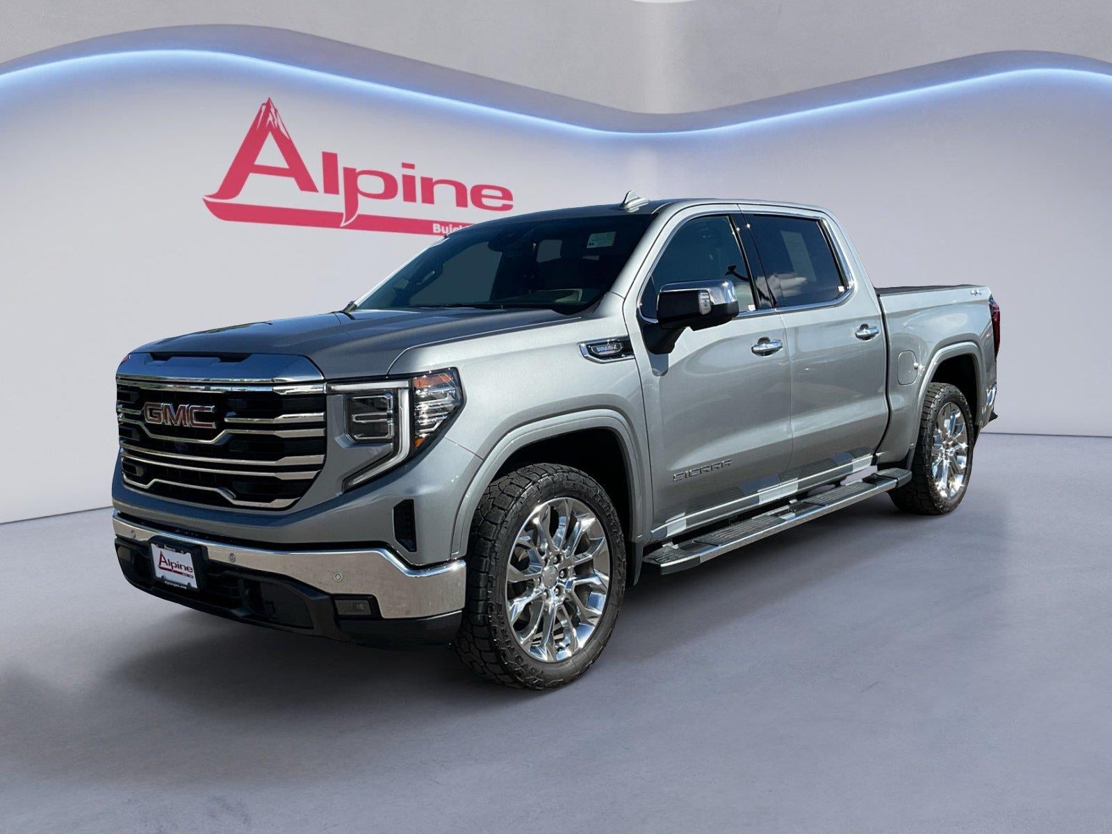 Gray 2024 GMC Sierra 1500 Pickup Truck Four-Wheel Drive Automatic