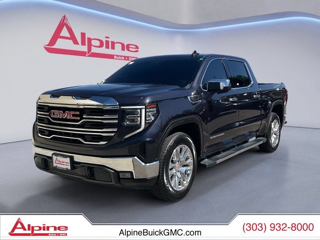Titanium Rush Metallic 2023 GMC Sierra 1500 Pickup Truck Four-Wheel Drive Automatic