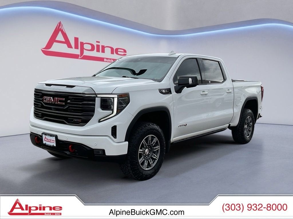 Summit White 2024 GMC Sierra 1500 Pickup Truck Four-Wheel Drive Automatic