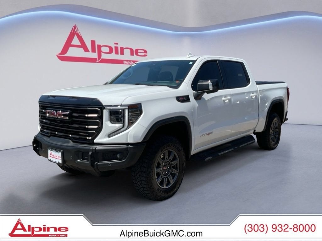 Summit White 2025 GMC Sierra 1500 Pickup Truck Four-Wheel Drive Automatic