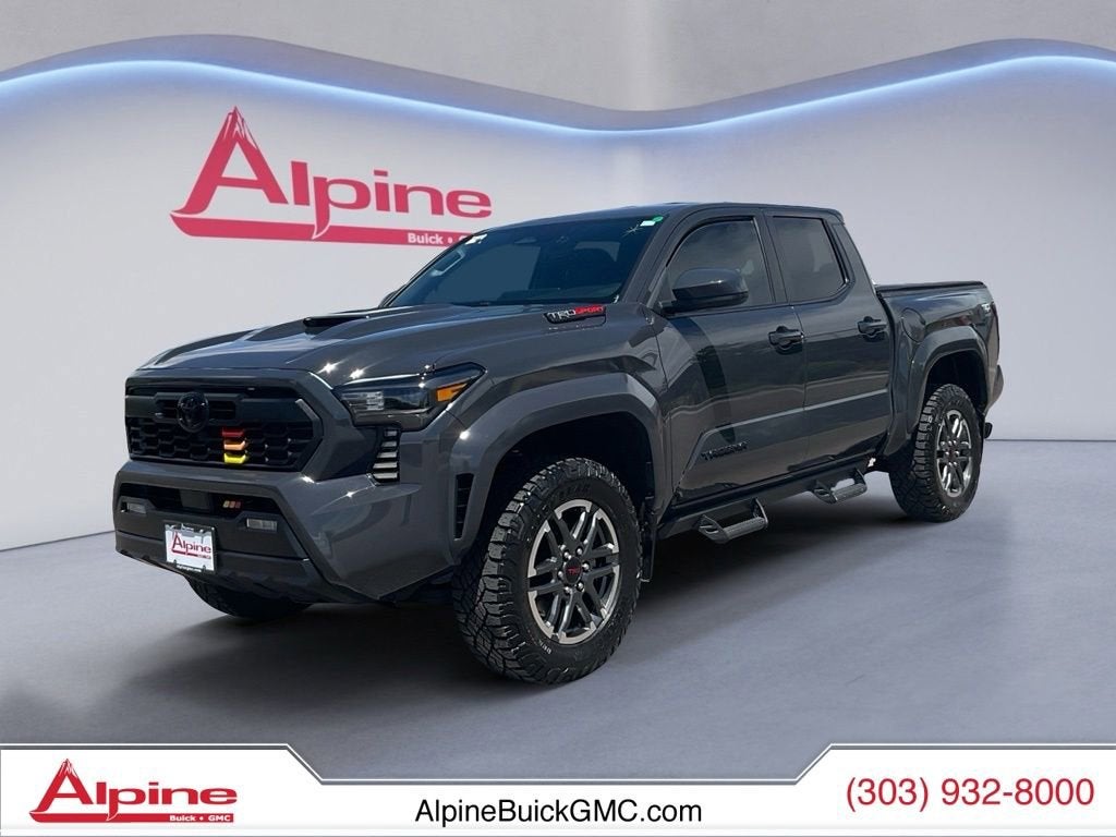 Gray 2024 Toyota Tacoma Pickup Truck Four-Wheel Drive 