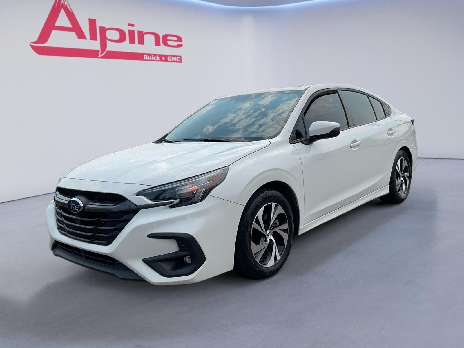 White 2024 Subaru Legacy Sedan All-Wheel Drive Continuously Variable Transmission