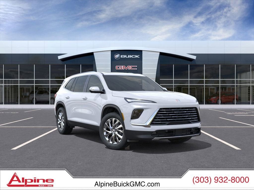 Iridescent White Tricoat 2026 Buick Enclave Preferred AWD SUV / Crossover Four-Wheel Drive Automatic