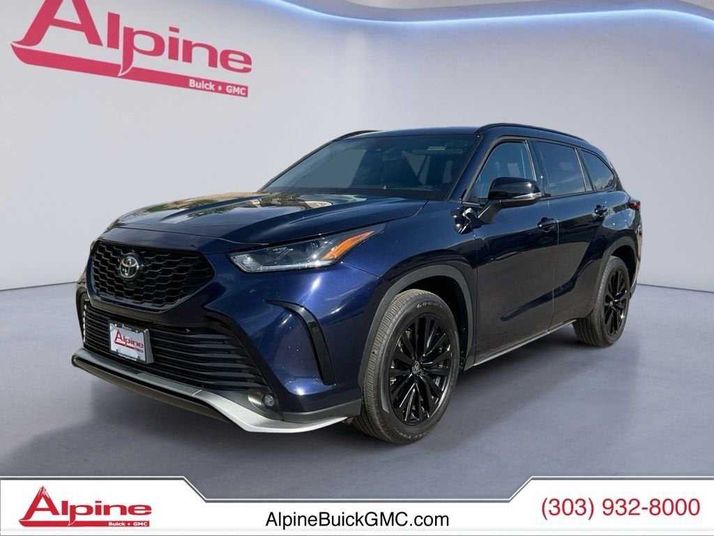 Blue 2025 Toyota Highlander SUV / Crossover All-Wheel Drive Automatic