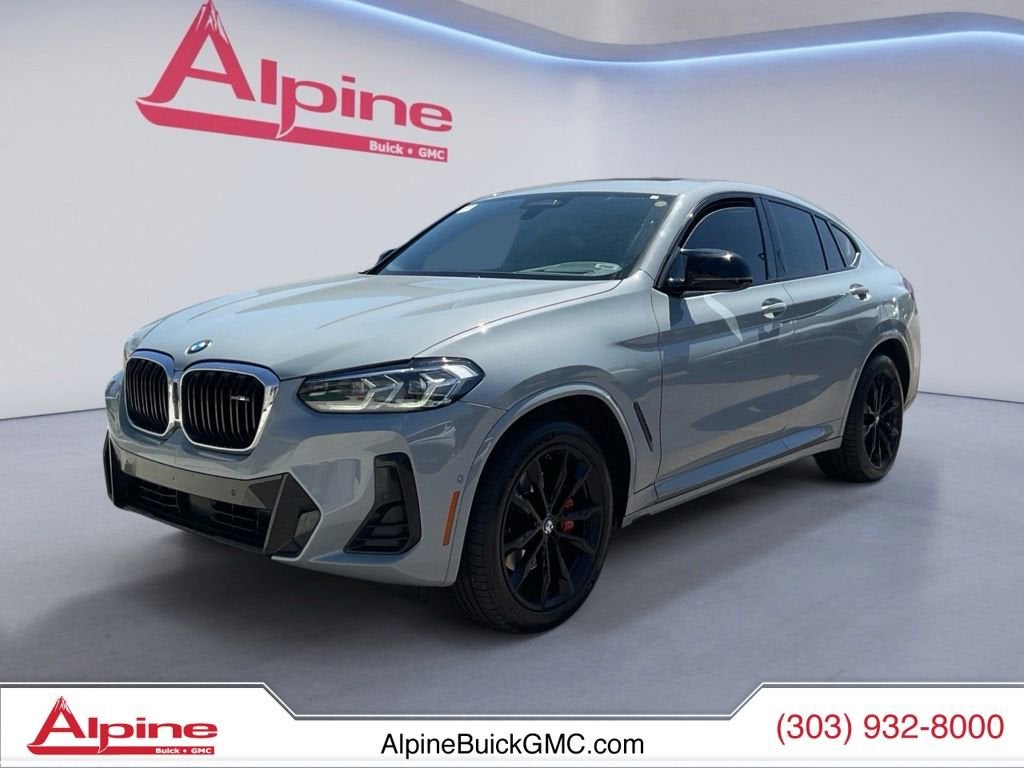 Gray 2022 BMW X4 SUV / Crossover All-Wheel Drive 