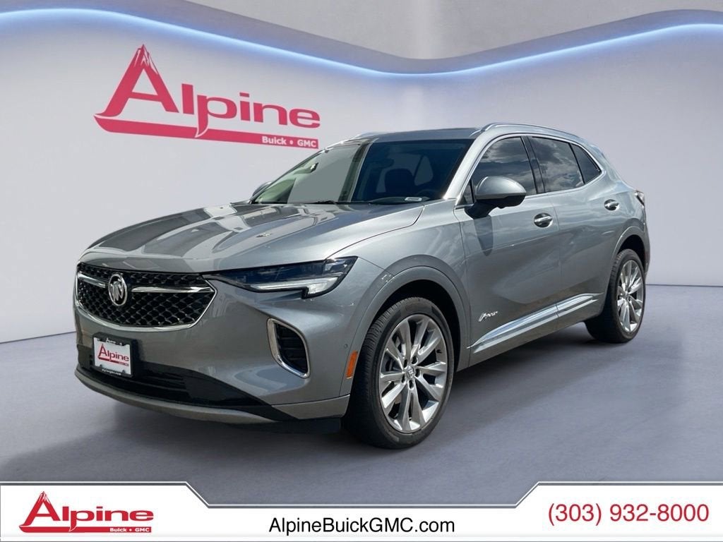 Moonstone Gray Metallic 2023 Buick Envision Avenir AWD SUV / Crossover All-Wheel Drive Automatic