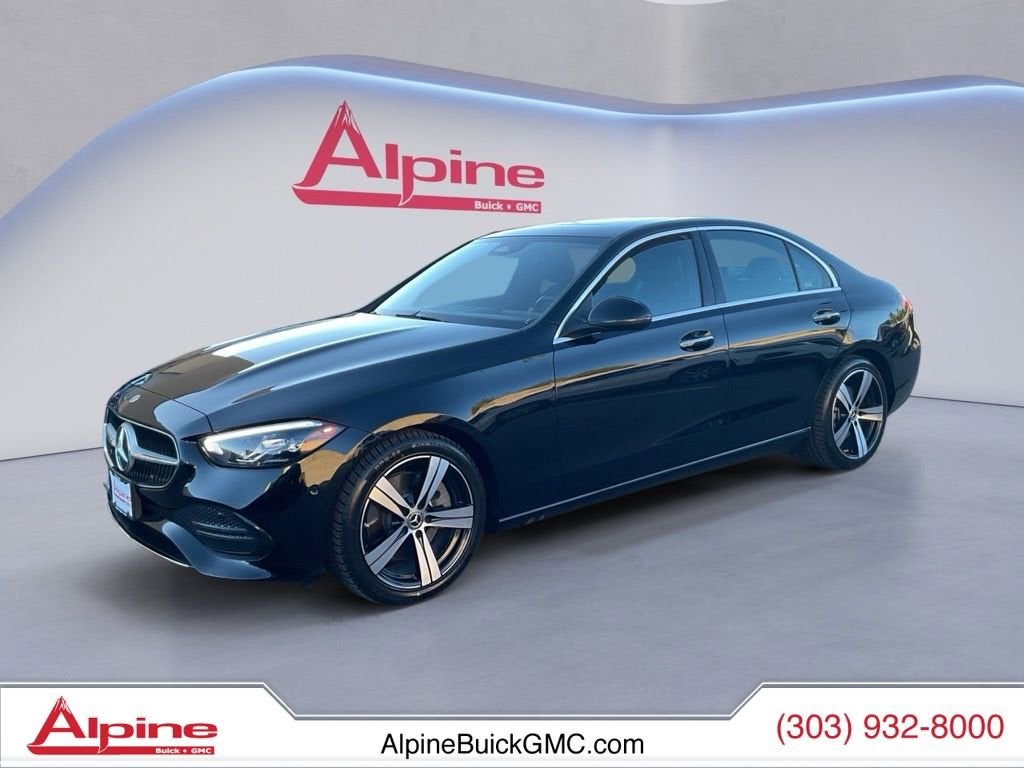 Black 2025 Mercedes-Benz C-Class C 300 4MATIC Sedan All-Wheel Drive Automatic