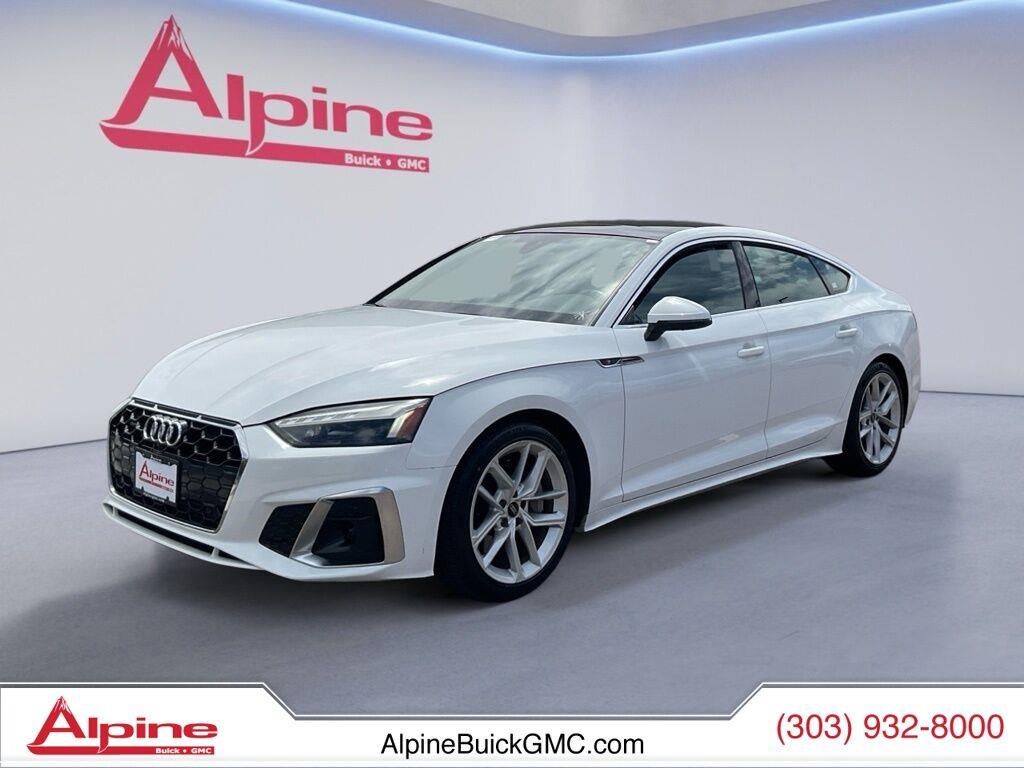 White 2024 Audi A5 Sportback Sedan All-Wheel Drive Automatic