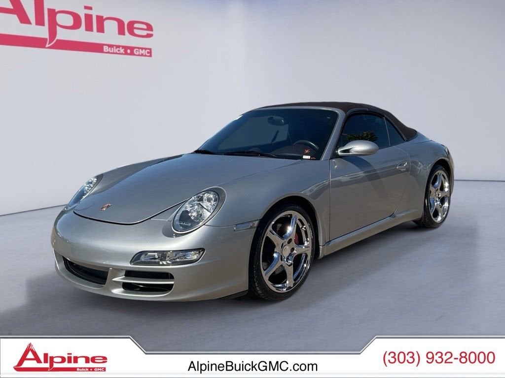 Silver 2008 Porsche 911 Convertible Rear-Wheel Drive 