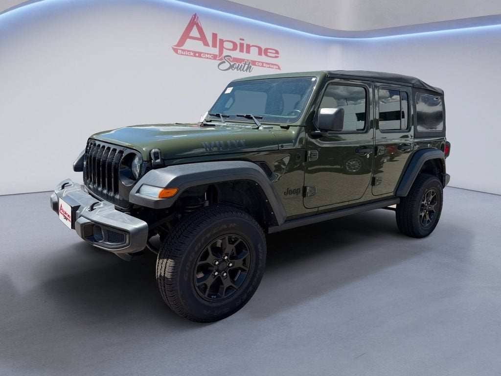 Green 2021 Jeep Wrangler SUV / Crossover Four-Wheel Drive 