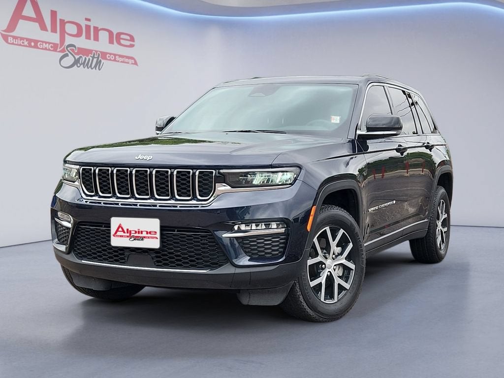 Blue 2024 Jeep Grand Cherokee SUV / Crossover Four-Wheel Drive Automatic