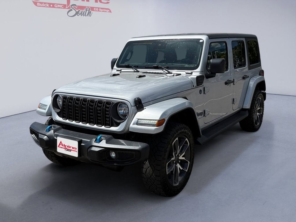 Black 2024 Jeep Wrangler 4xe SUV / Crossover Four-Wheel Drive Automatic