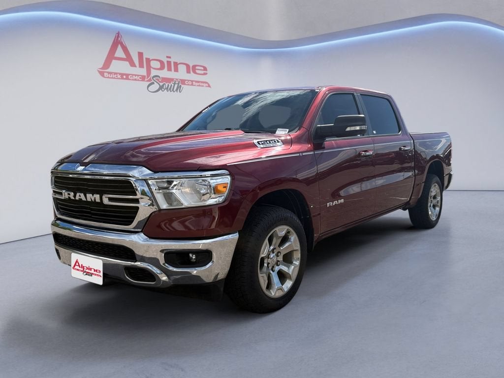 Red (Maroon) 2020 RAM 1500 Pickup Truck Four-Wheel Drive Automatic