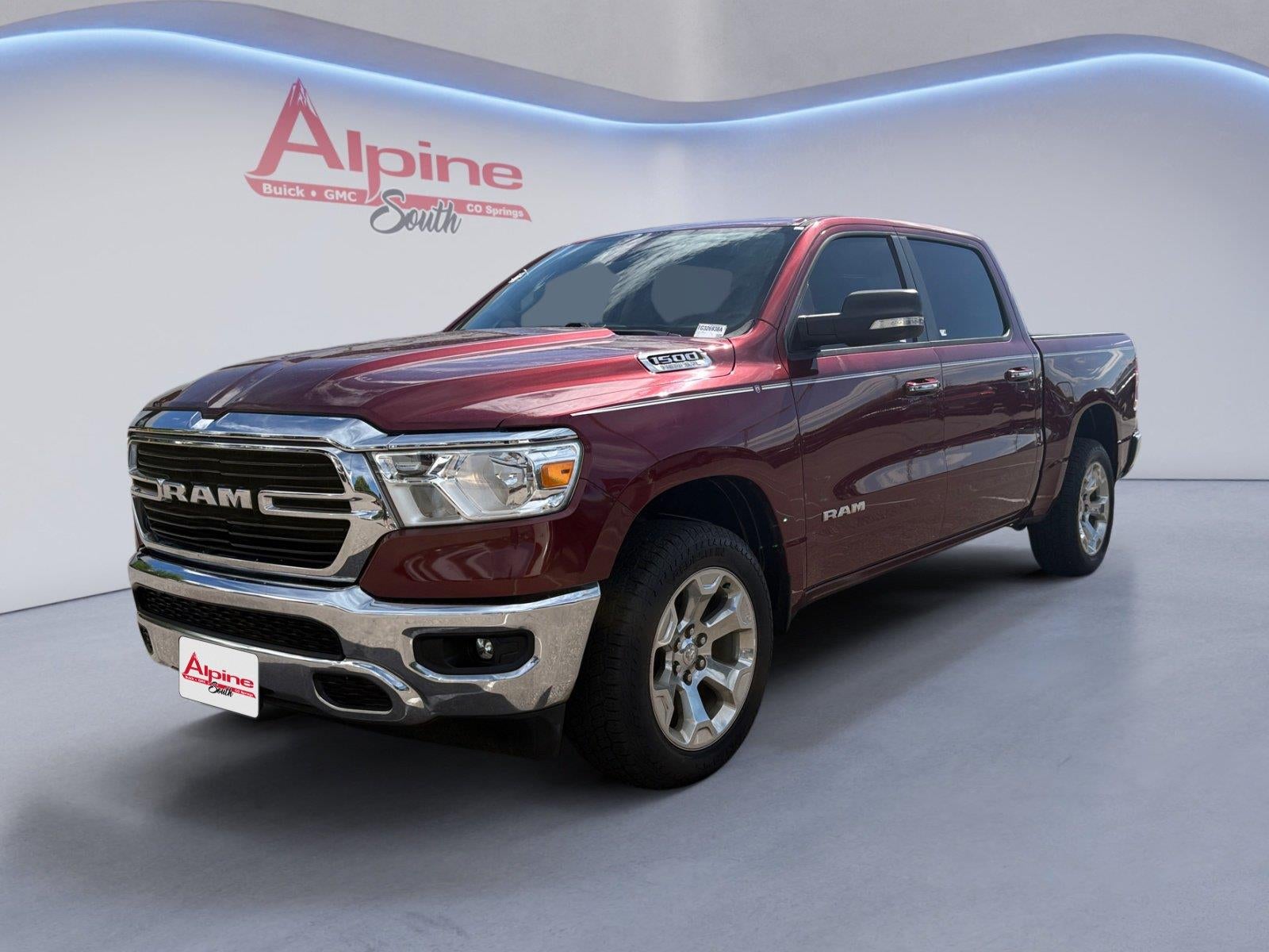 Red (Maroon) 2020 RAM 1500 Pickup Truck Four-Wheel Drive Automatic