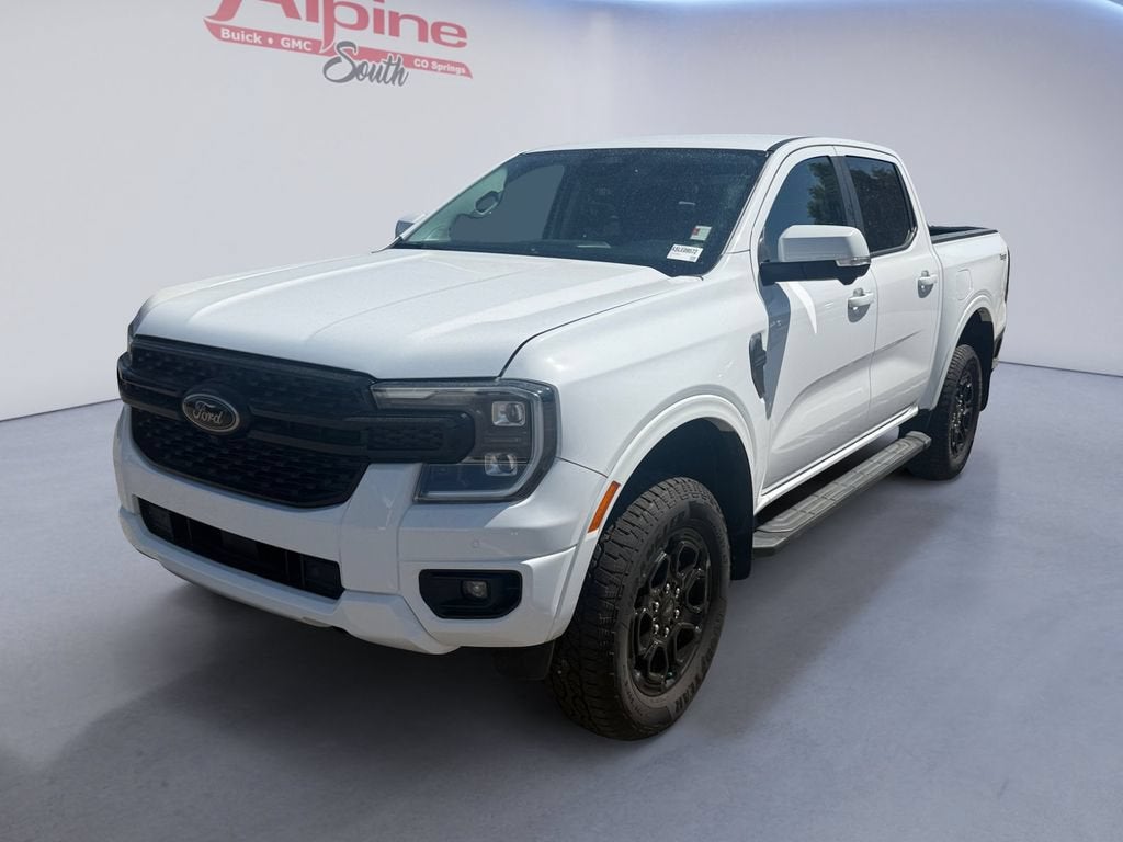 White 2025 Ford Ranger Pickup Truck Four-Wheel Drive Automatic