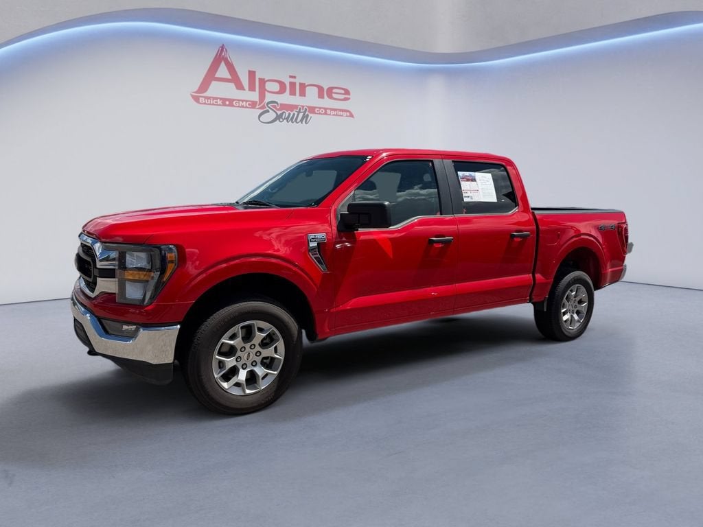 Red 2023 Ford F-150 Pickup Truck Four-Wheel Drive Automatic