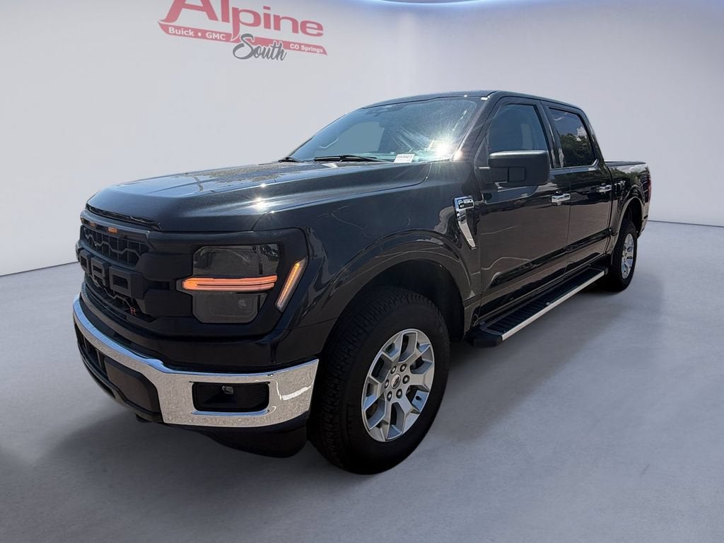 Black 2025 Ford F-150 Pickup Truck Four-Wheel Drive Automatic