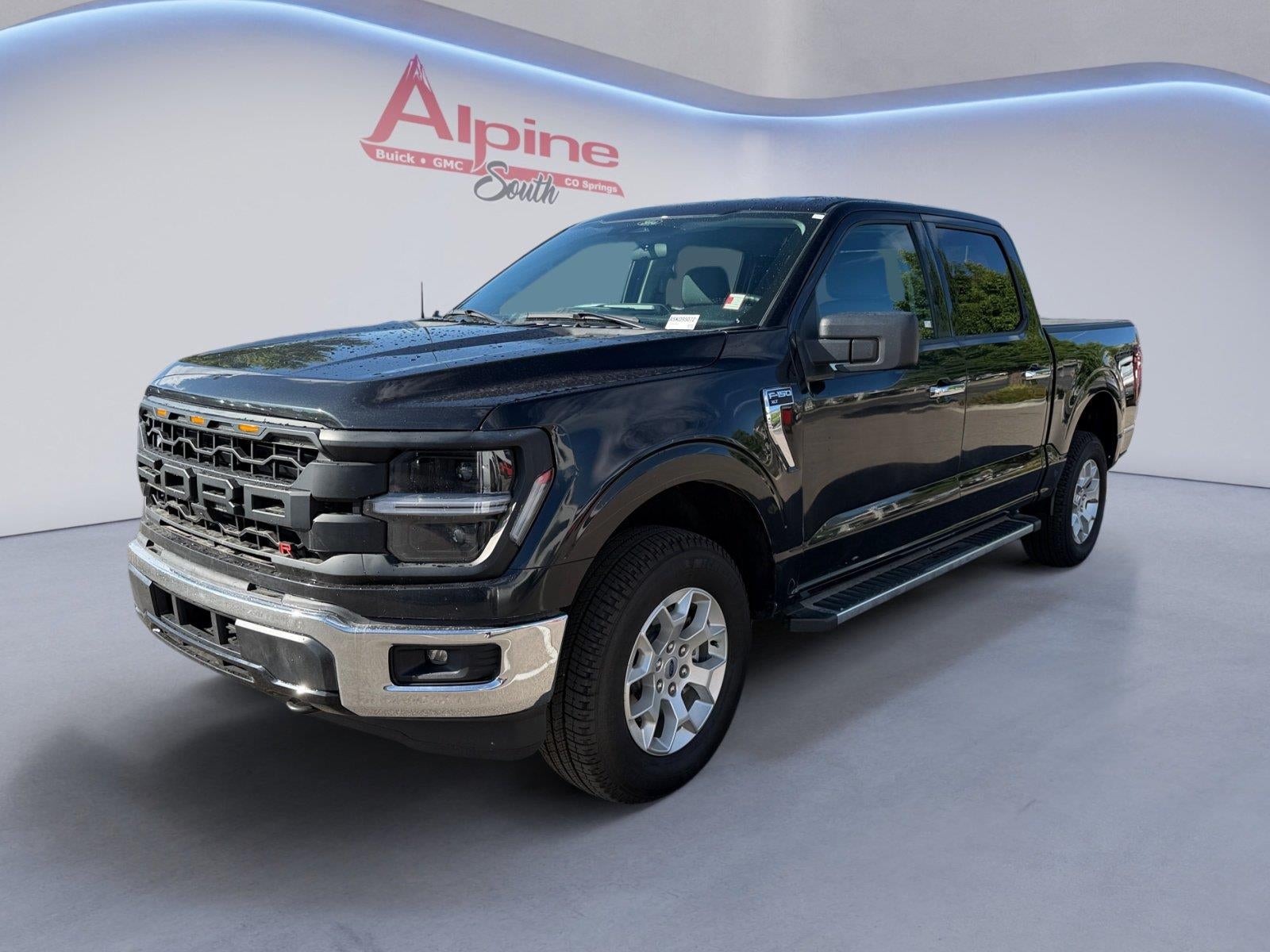 Black 2025 Ford F-150 Pickup Truck Four-Wheel Drive Automatic