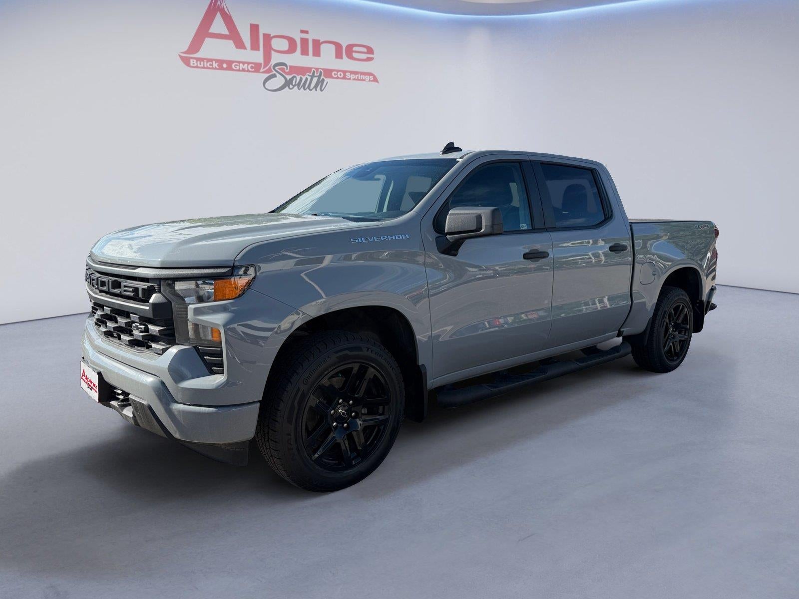 Slate Gray Metallic 2024 Chevrolet Silverado 1500 Pickup Truck Four-Wheel Drive Automatic