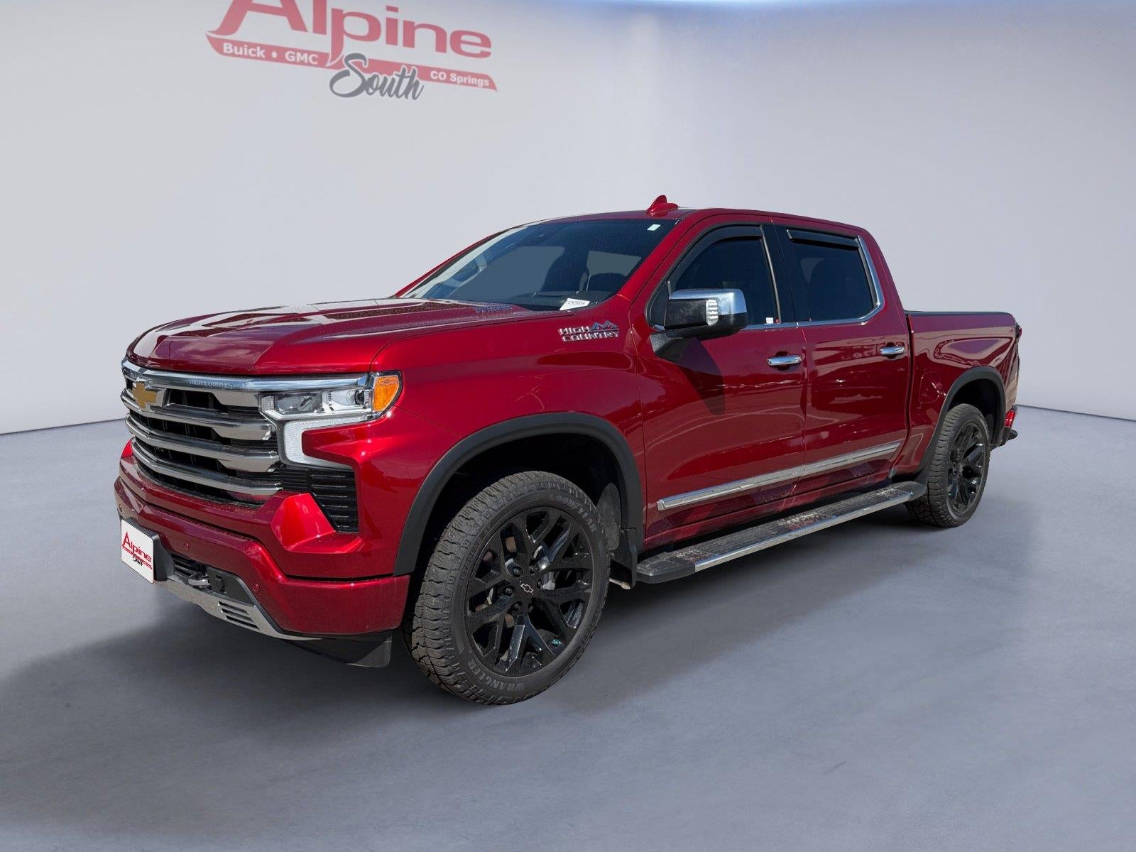 Red 2025 Chevrolet Silverado 1500 Pickup Truck Four-Wheel Drive Automatic