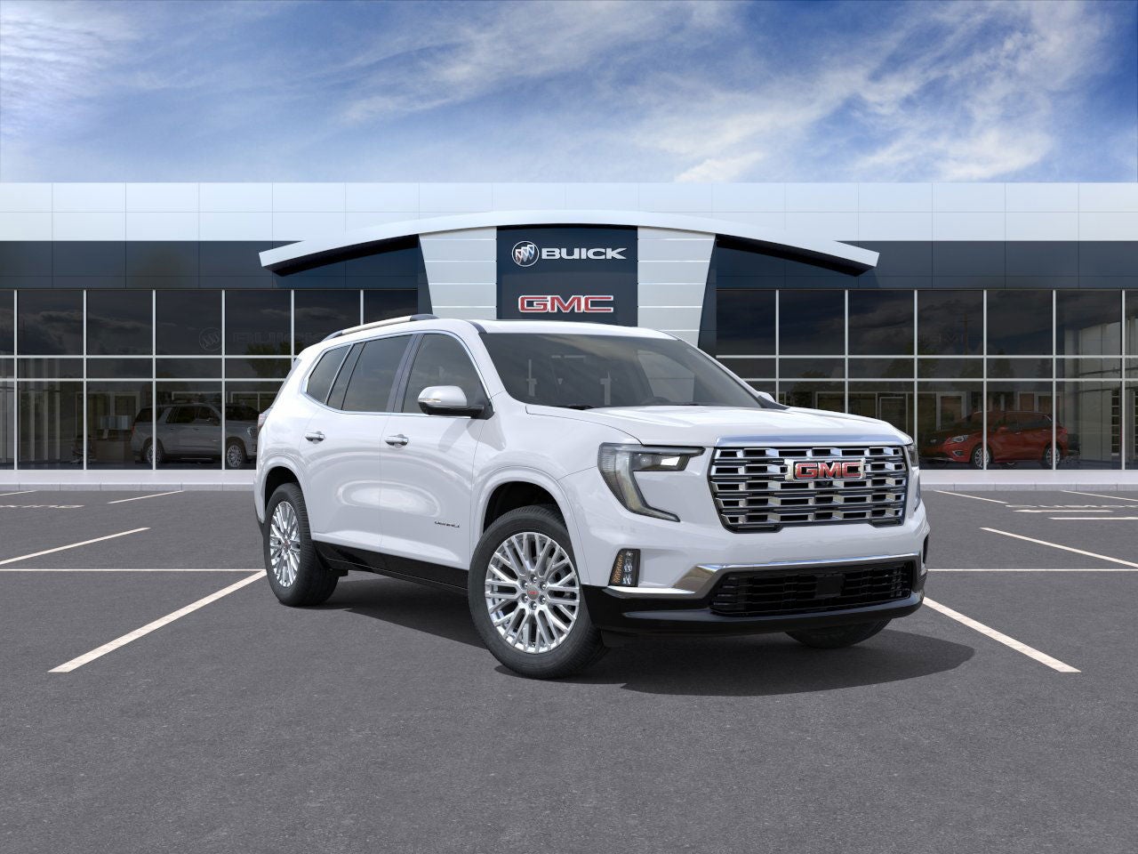 White 2026 GMC Acadia SUV / Crossover Four-Wheel Drive Automatic