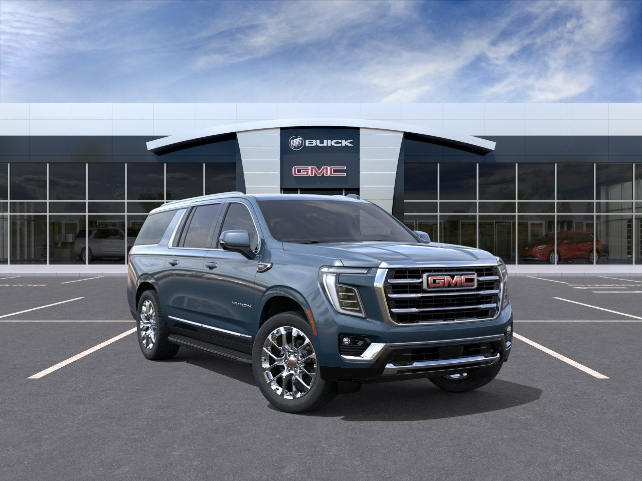 Blue 2026 GMC Yukon XL SUV / Crossover Four-Wheel Drive Automatic
