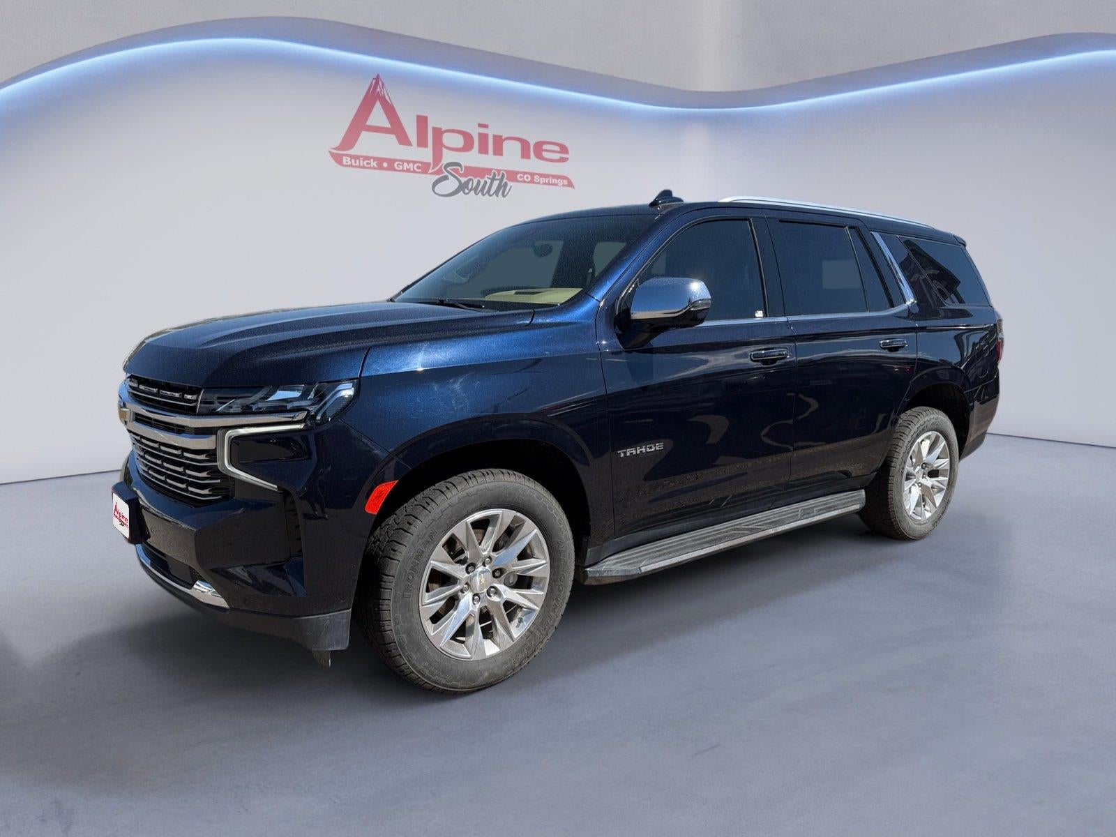 Blue 2021 Chevrolet Tahoe SUV / Crossover Four-Wheel Drive Automatic