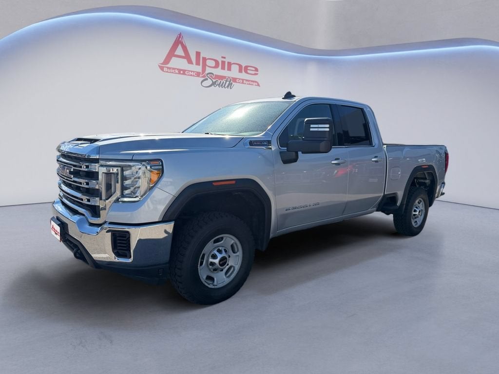 Silver 2022 GMC Sierra 2500HD Pickup Truck Four-Wheel Drive Automatic