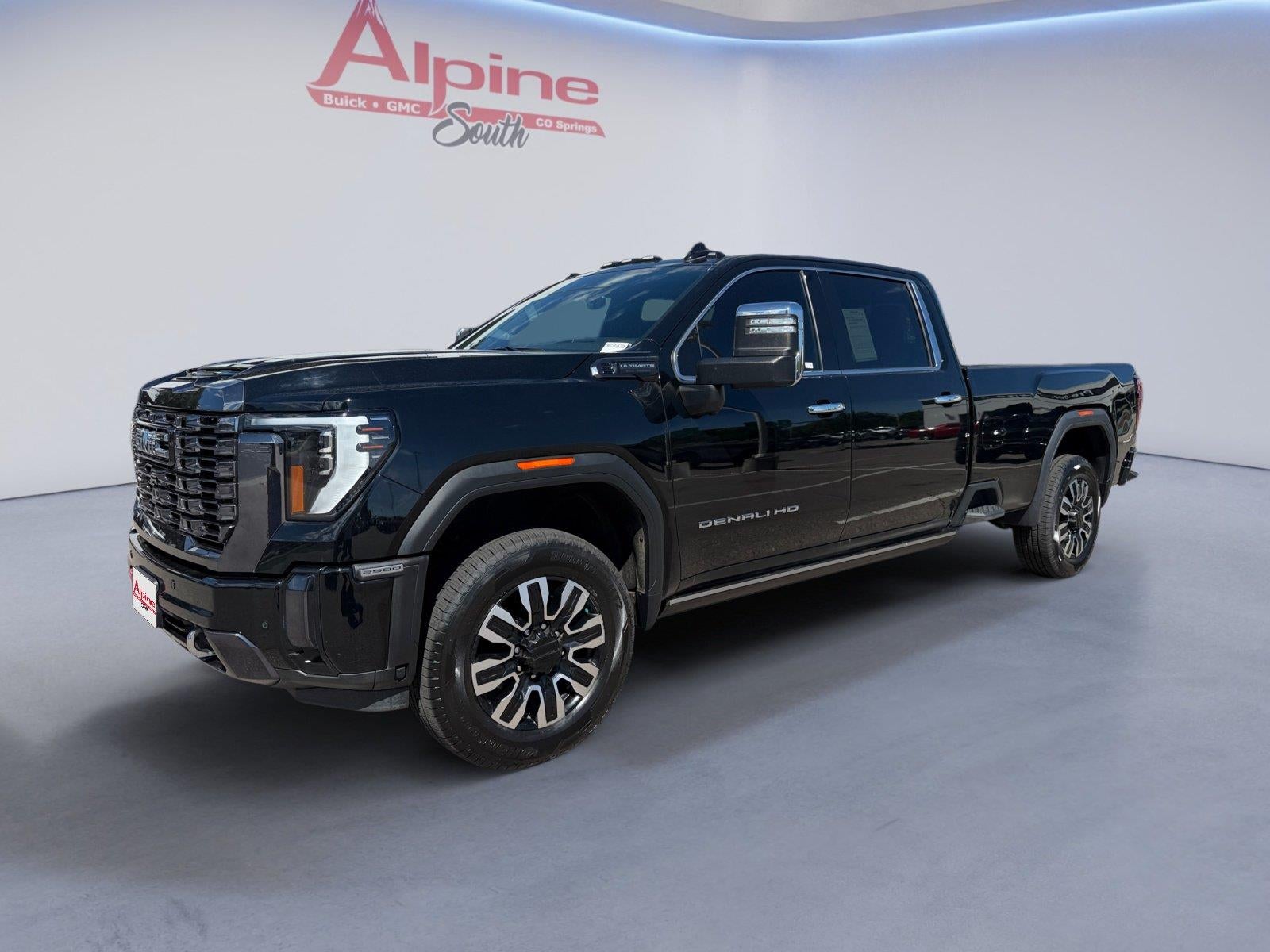 Black 2024 GMC Sierra 2500HD Pickup Truck Four-Wheel Drive Automatic