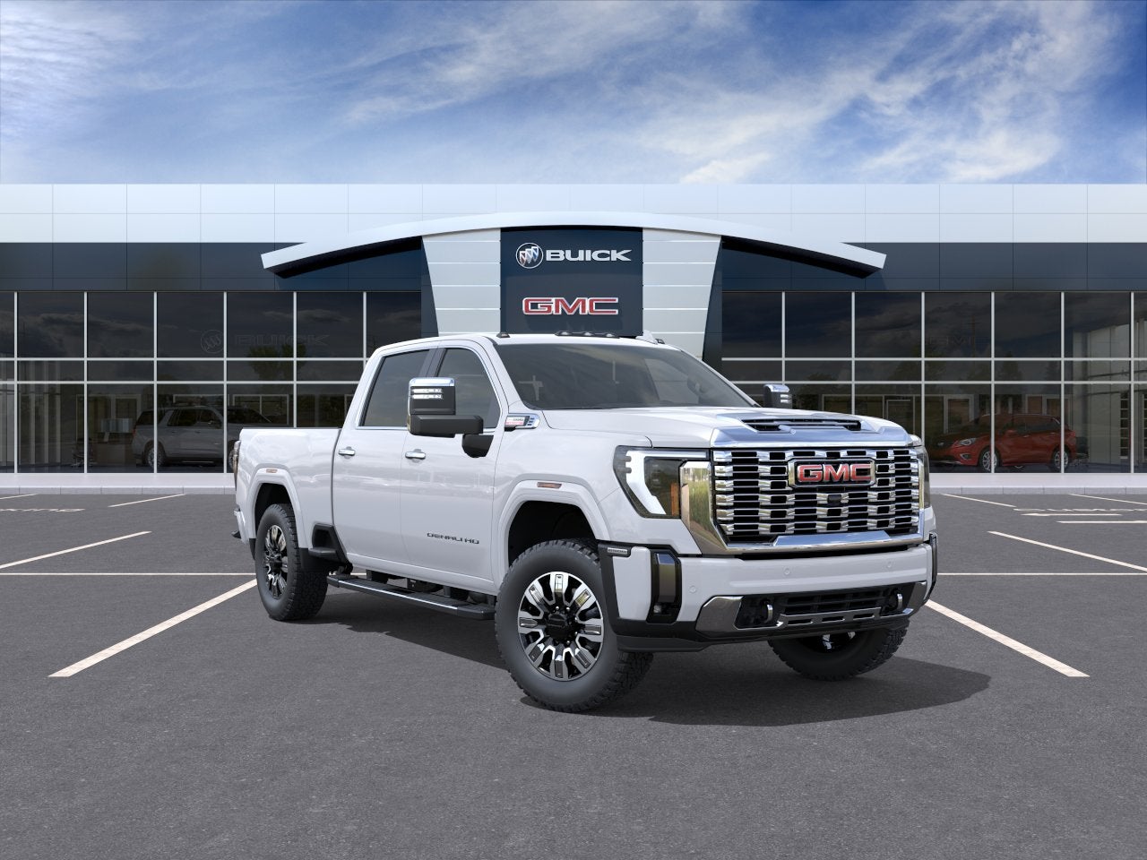White 2026 GMC Sierra 2500HD Pickup Truck Four-Wheel Drive Automatic