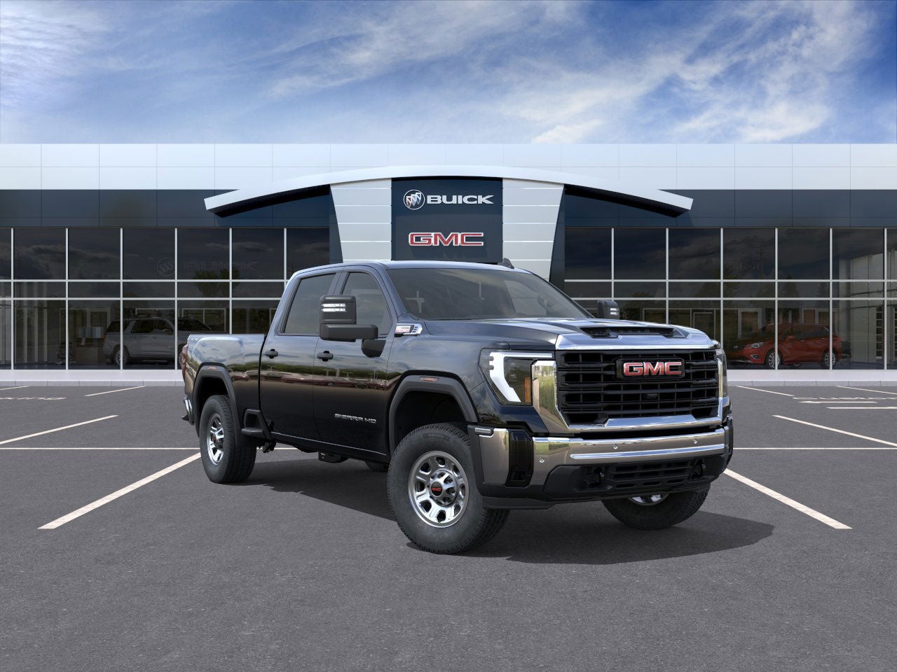 Onyx Black 2026 GMC Sierra 3500HD Pickup Truck Four-Wheel Drive Automatic