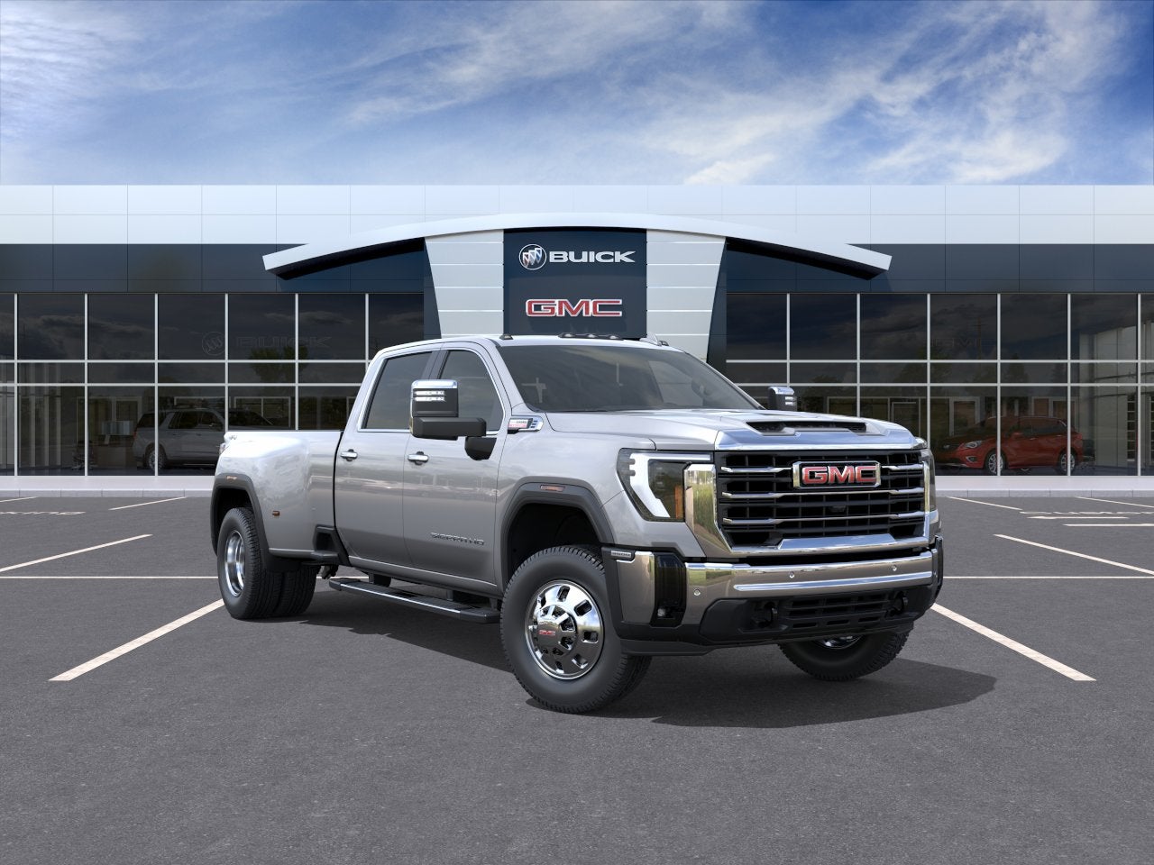 Sterling Metallic 2026 GMC Sierra 3500HD Pickup Truck Four-Wheel Drive Automatic